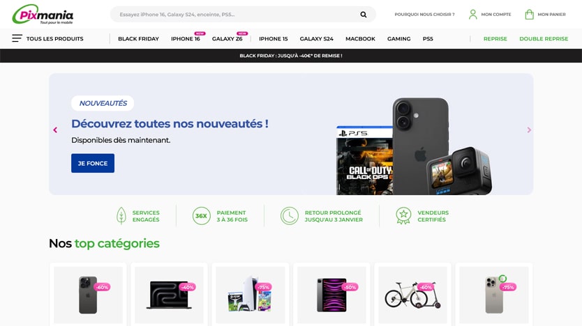 Pixmania : L'expertise e-commerce au service des passionnés de technologie