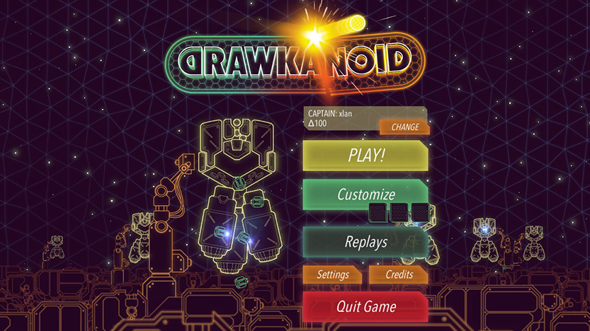 Test du jeu Drawkanoid : Un casse-briques Ã  la vitesse de la lumiÃ¨re