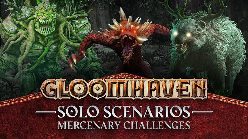 Test Solo Scenarios: Mercenary Challenges. Le deuxiÃ¨me DLC de Gloomhaven