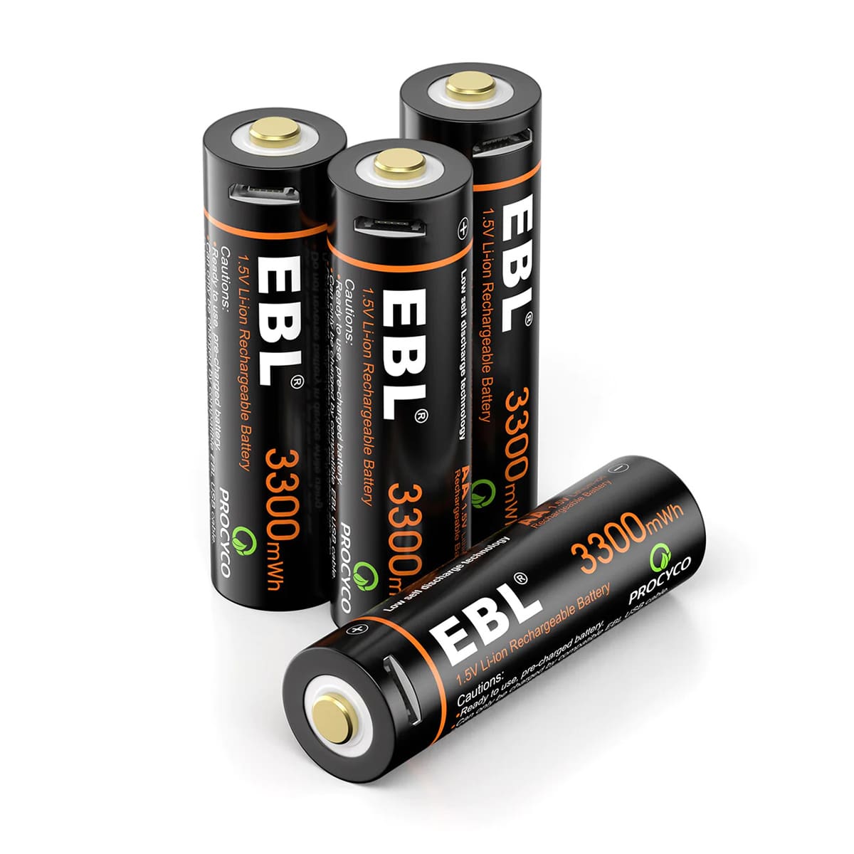 Ebl Pack de 4 piles rechargeables AA et un chargeur EBL à prix pas cher