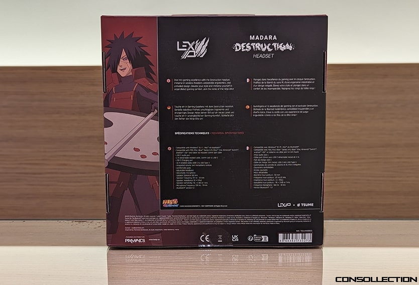 Casque Gaming Naruto Shippuden - Lexip x Tsume Art