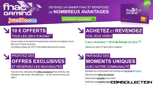 La prÃ©sentation de la carte FNAC Gaming