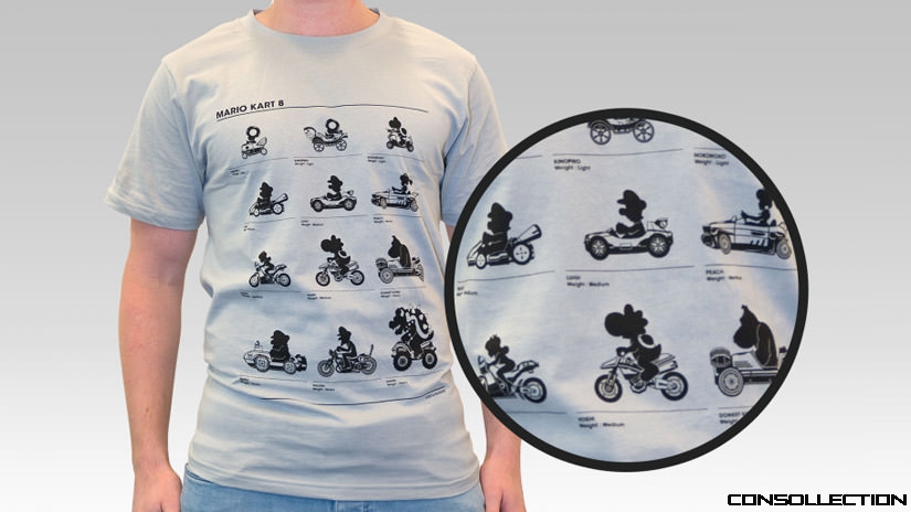 T-Shirt Grille de dÃ©part Mario Kart 8