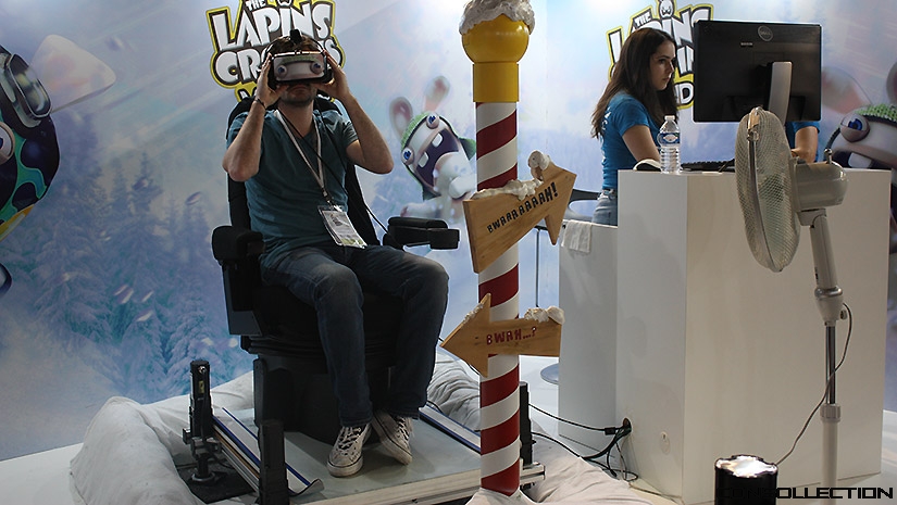 The Lapins CrÃ©tins VR-Ride Ã  la Paris Games Week